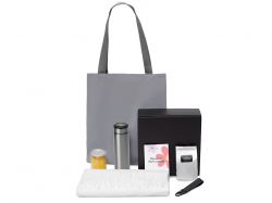 Подарочный набор «Re:f. Walk» с палантином, шоппером и термосом, белый