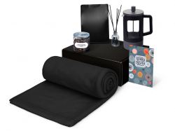 Подарочный набор «Re:y. Vive» с пледом, френч-прессом и кофе