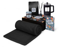 Подарочный набор «Re:y. Vive» с пледом, френч-прессом и кофе