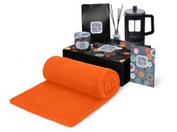 Подарочный набор «Re:y. Vive» с пледом, френч-прессом и кофе