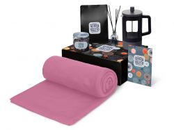 Подарочный набор «Re:y. Vive» с пледом, френч-прессом и кофе