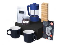 Подарочный набор «Re:y. Together»  с френчпрессом, кружками и дженгой