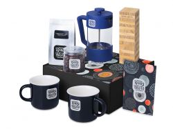 Подарочный набор «Re:y. Together»  с френчпрессом, кружками и дженгой