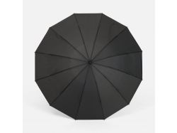 Зонт обратного сложения inLoop с ручкой-карабином, черный