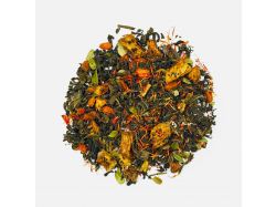 Чай «Сокочай», зеленый с соком ананаса, облепихой, толокнянкой и сафлором