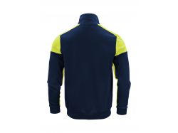 Prime  Sweatvest (navy/neon yellow)