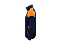 Prime  Sweatvest (navy/neon orange)