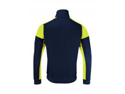 Prime Halfzip Sweater (navy/neon yellow)