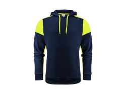 Prime Hoodie (navy/neon yellow)