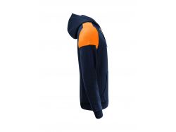 Prime Hoodie (navy/neon orange)