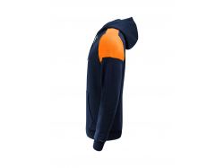 Prime Hoodie (navy/neon orange)