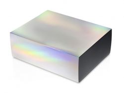 Подарочный набор с пледом, свечой и диффузором, оранжевый