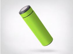 Вакуумный термос "Vacuum Flask C1", soft touch, 420мл, зеленое яблоко