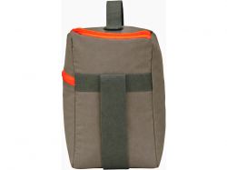 Изотермическая сумка-холодильник "Neo Classic" c контрастной молнией, серый/оранжевый