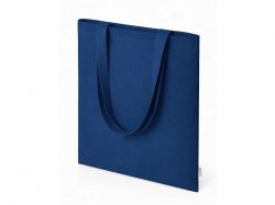 Шоппер Basio из переработанного хлопка 280 г, синий