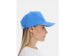 Бейсболка Classic 2.0, синяя с белым кантом