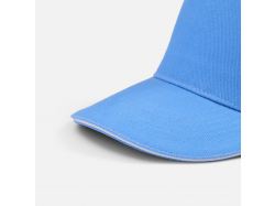 Бейсболка Classic 2.0, синяя с белым кантом