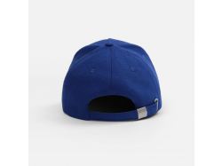 Бейсболка Classic 2.0, ярко-синяя с белым кантом