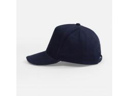 Бейсболка Classic 2.0, темно-синяя с белым кантом