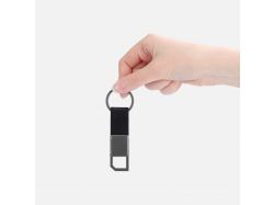 Брелок с карабином Rengas, черный