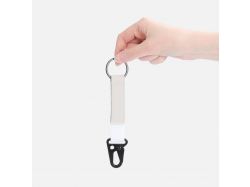 Брелок с карабином Manlig, белый