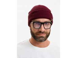 Шапка Ribelle, темно-красная (винная)
