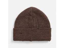 Шапка Ribelle, коричневый меланж