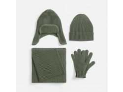 Шарф Catch Match, зеленый (полынь)