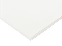 Тетрадь с каменной бумагой А5 "Carrara" 40 л., линейка, белый