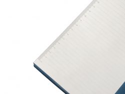 Блокнот C1 софт-тач, гибкая обложка, 128 листов, темно-синий