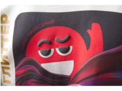 Худи оверсайз «Alpha.01» унисекс, молочный, все виды нанесения на текстиле на одной толстовке