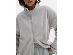 Куртка флисовая унисекс Nebo, светло-серая