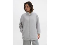 Куртка флисовая унисекс Nebo, светло-серая