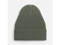 Шапка Catch Match без помпона, зеленая (полынь)