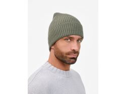 Шапка Catch Match без помпона, зеленая (полынь)