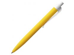 Ручка шариковая Prodir QS01 PMP-P, желтая с белым
