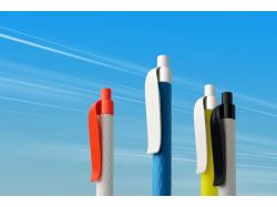 Ручка шариковая Prodir QS01 PMP-P, желтая с белым