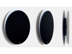 Часы настенные Melancholia Clock, черные