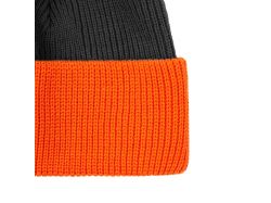 Шапка Snappy, темно-серый (антрацит) с оранжевым