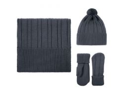 Шапка Knit Beat, темно-серая