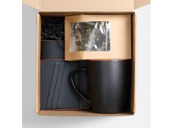 Набор Multimo Tea, черный с оранжевым