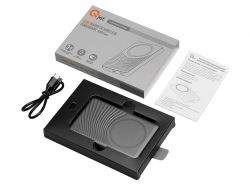 Магнитный беспроводной внешний аккумулятор, QC/PD «Сёрф», 10000 мАч, серый