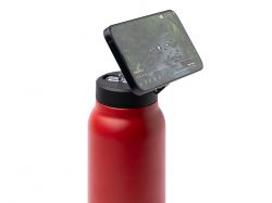 Термобутылка «Хэйду» с двойными стенками и корпусом из переработанной нержавеющей стали, красный