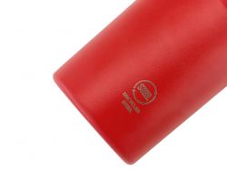 Термокружка «Крэнстон» с двойными стенками из переработанной нержавеющей стали, красный