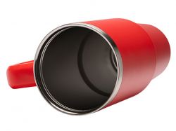 Термокружка «Крэнстон» с двойными стенками из переработанной нержавеющей стали, красный
