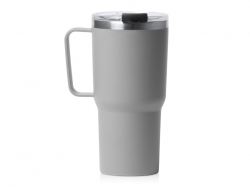 Термокружка «Кенчер» с двойными стенками из нержавеющей стали 304 и полипропилена, серый