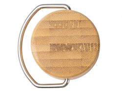 Термобутылка «Нобук» из переработанной нержавеющей стали, с бамбуковой крышкой, красный