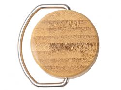 Термобутылка «Нобук» из переработанной нержавеющей стали, с бамбуковой крышкой, белый