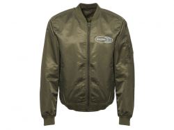 Куртка бомбер «Antwerpen» унисекс, хаки, ДТФ и бренд тайп