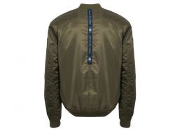 Куртка бомбер «Antwerpen» унисекс, хаки, ДТФ и бренд тайп